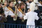 SSC band plays fight song in stands